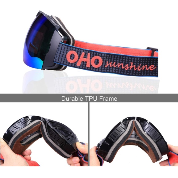 OhO Camera Ski Goggles, 4K Adjustable Camera Snowboard Goggles with WiFi Feature - Picture 4 of 6